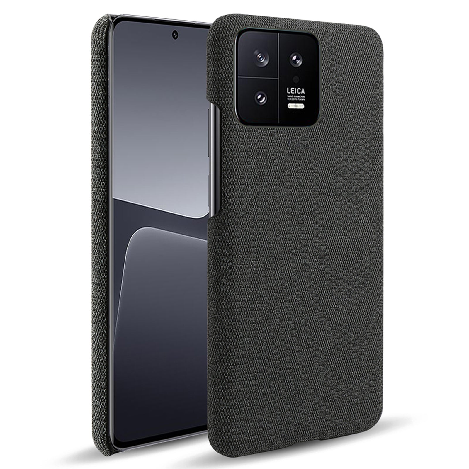 For Xiaomi 13 5G Non-slip Protective Smartphone Case Solid Color Hard PC Cloth Texture Phone Cover For Xiaomi 13 5G Non-slip Protective Smartphone Case Solid Color Hard PC Cloth Texture Phone Cover